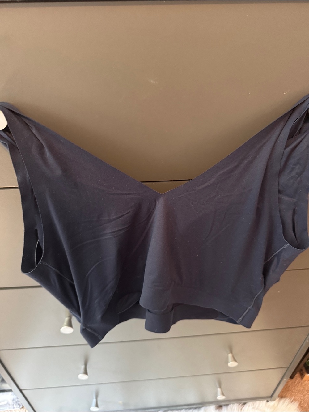 SOMA Seamless Navy V‑Neck Bralettes~set of 2 EUC XXL - Picture 5 of 7